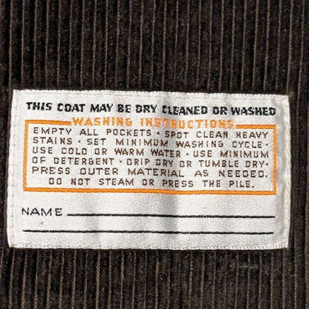 Vintage Mighty Mac Gloucester Warm Utility Barn Jacket Corduroy Lined 44 XL EUC - Picture 9 of 13